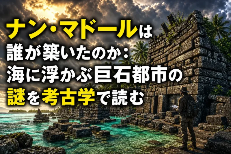 ナン・マドールは誰が築いたのか：海に浮かぶ巨石都市の謎を考古学で読む