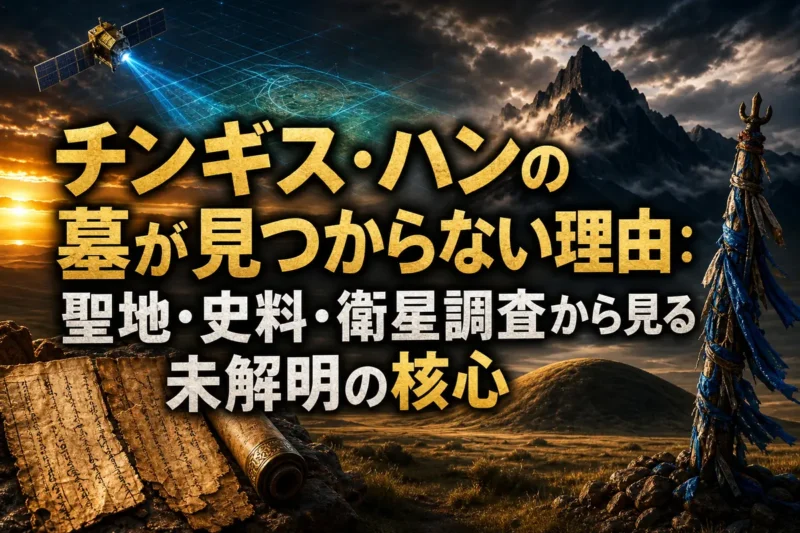 チンギス・ハンの墓が見つからない理由：聖地・史料・衛星調査から見る未解明の核心