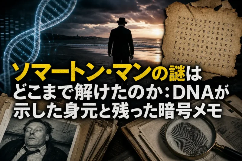 ソマートン・マンの謎はどこまで解けたのか：DNAが示した身元と残った暗号メモ