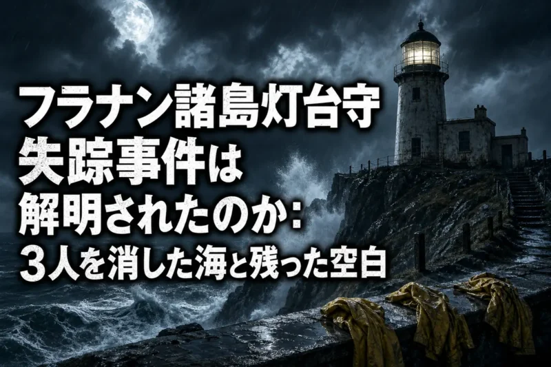 フラナン諸島灯台守失踪事件は解明されたのか：3人を消した海と残った空白