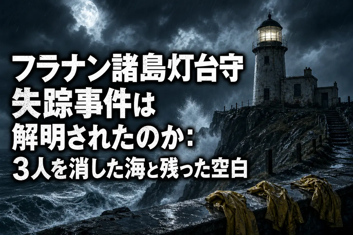 フラナン諸島灯台守失踪事件は解明されたのか:3人を消した海と残った空白