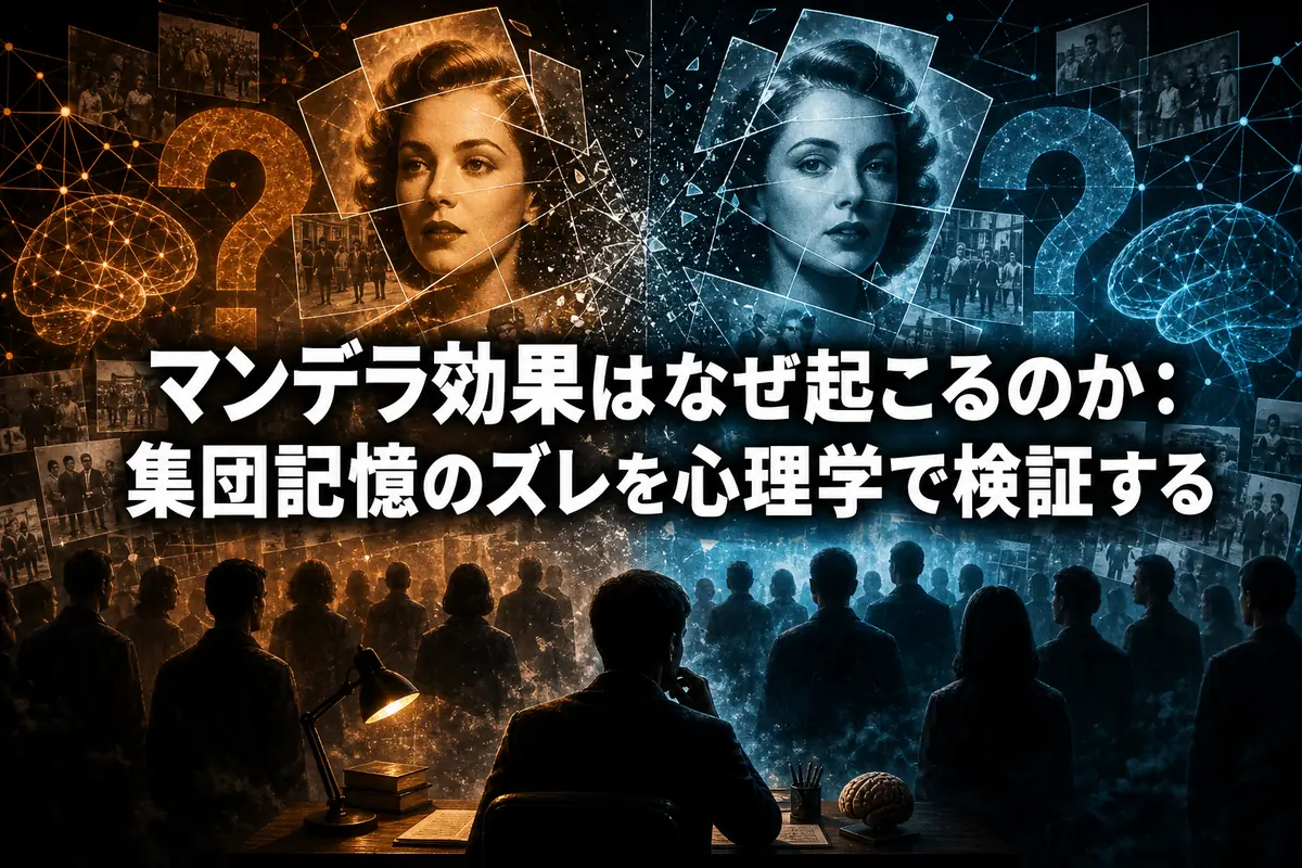 マンデラ効果はなぜ起こるのか:集団記憶のズレを心理学で検証する