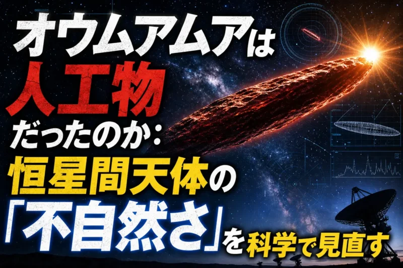 オウムアムアは人工物だったのか：恒星間天体の「不自然さ」を科学で見直す