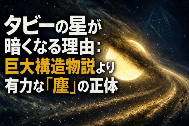 タビーの星が暗くなる理由：巨大構造物説より有力な「塵」の正体