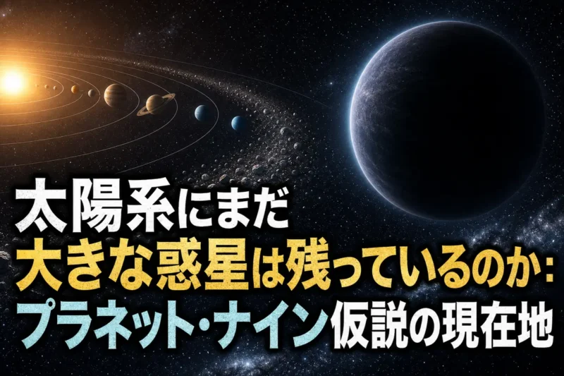 太陽系にまだ大きな惑星は残っているのか:プラネット・ナイン仮説の現在地